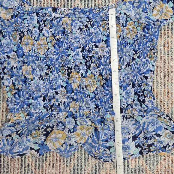 ASTR the Label Floral Peplum Top, size S - Picture 4 of 5